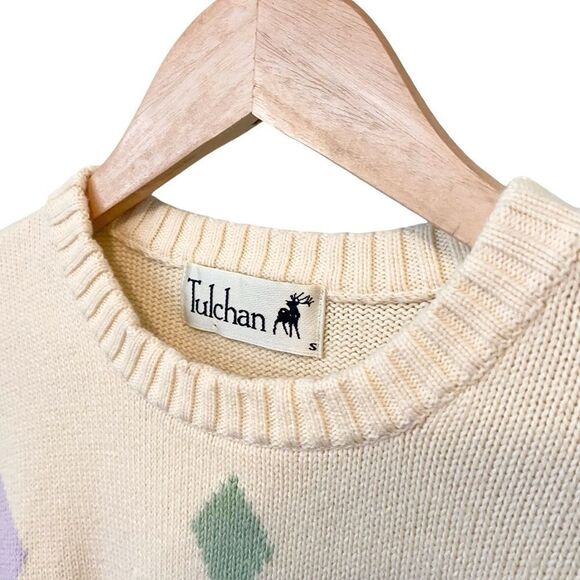 Vintage Tulchan Crewneck Sweater 100% Cotton n Size Small - Picture 7 of 8